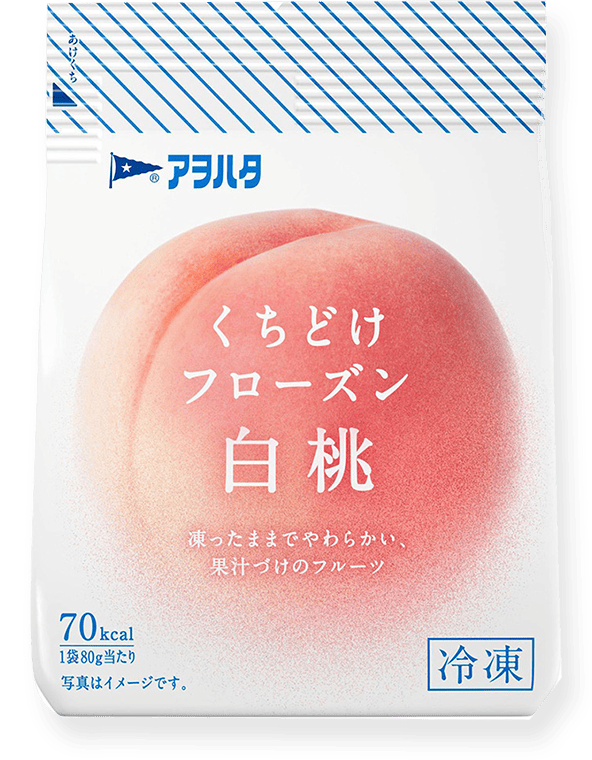 くちどけフローズン　白桃 80g