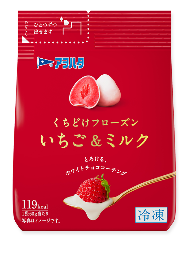 くちどけフローズン　いちご&ミルク 60g