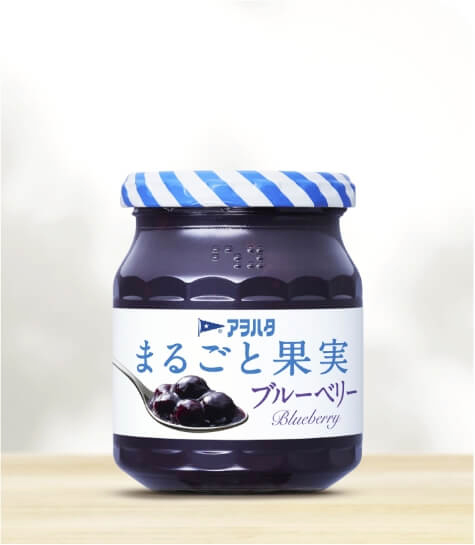 まるごと果実ブルーベリー　パッケージデザイン