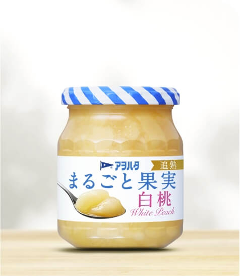 まるごと果実白桃　パッケージデザイン