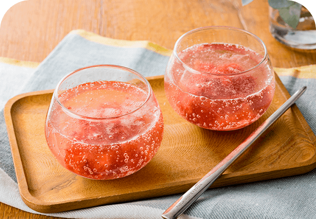 まるかじゅり マンゴー＆ベリーのソーダ