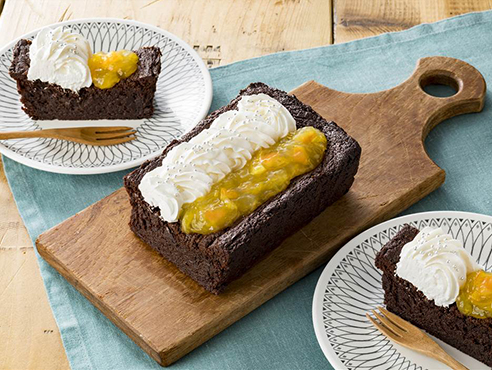 まるごと果実　オレンジのガトーショコラ