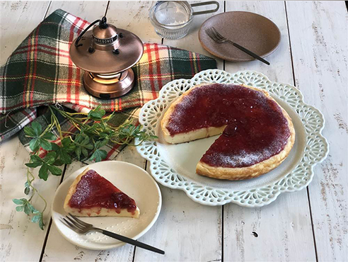 まるごと果実　いちごの炊飯器チーズケーキ