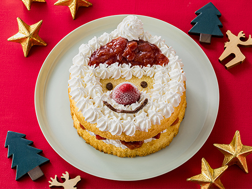 いちごのサンタケーキ