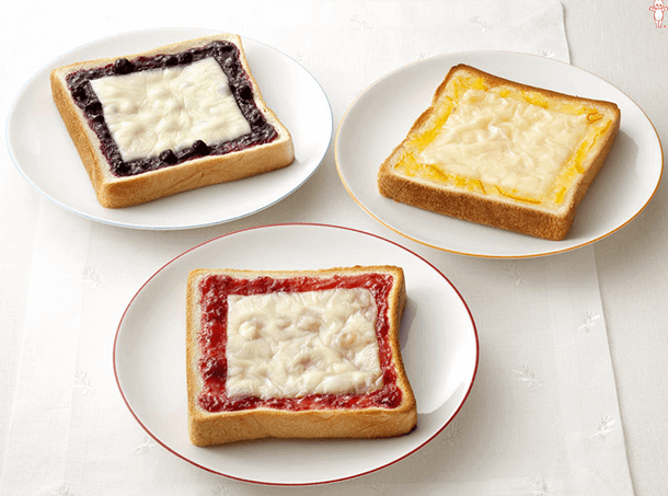 ジャムチーズトースト