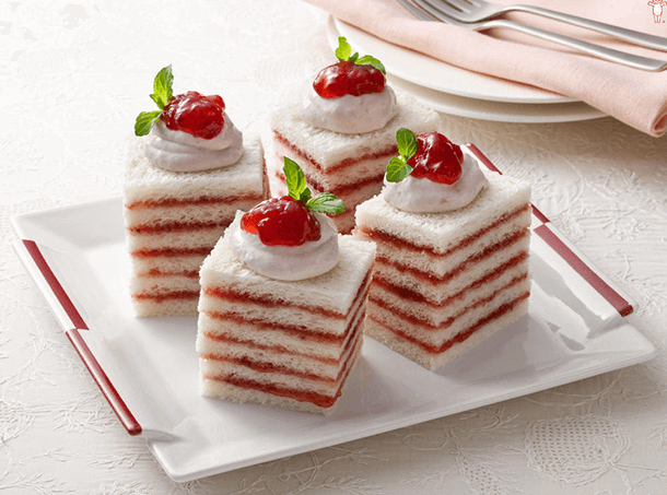 イチゴのショートケーキ風