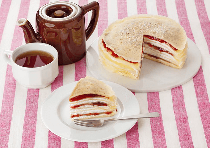 いちごのミルクレープ