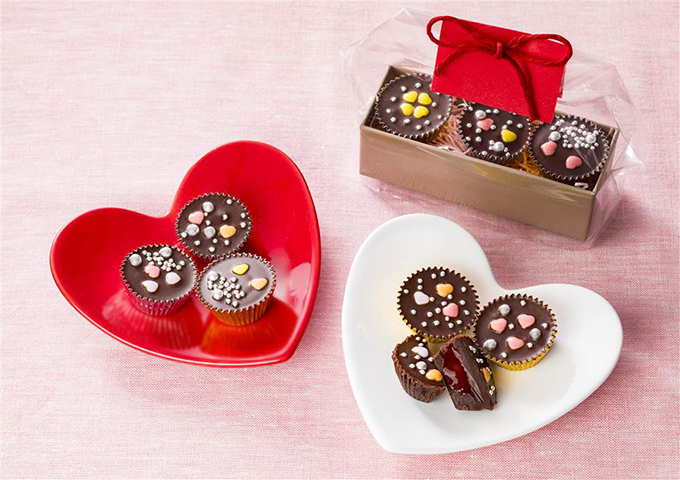 いちごのチョコファッジ