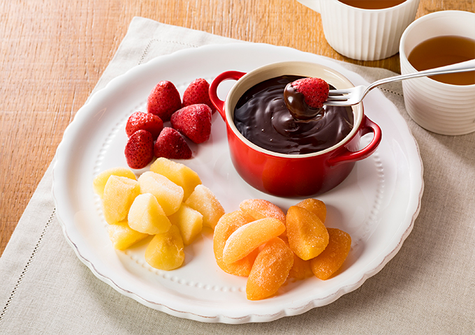 くちどけフローズンでかんたんチョコムース