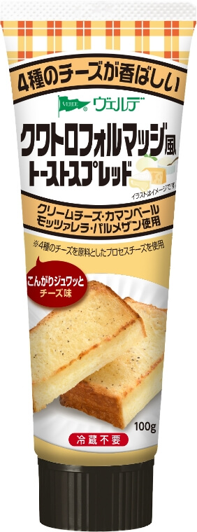 商品画像：アヲハタ　クワトロフォルマッジ風トーストスプレッド